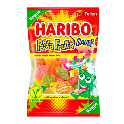 Жувальні цукерки Haribo Pasta Frutta Saver із фруктовими смаками 160г (1581) - вид 1 мініатюра