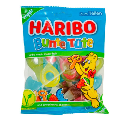 Желейные конфеты Haribo Bunte tute 200 г (1583)