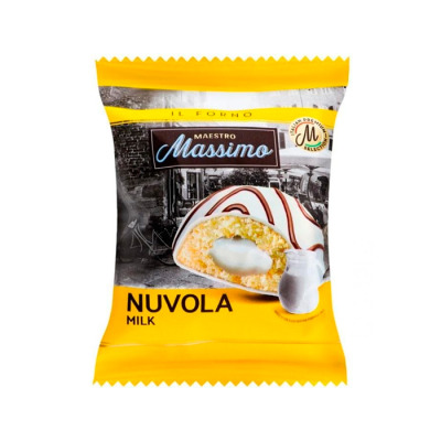 Пончик молочный Maestro Massimo Nuvola milk 50 г (1595) - вид 1 миниатюра