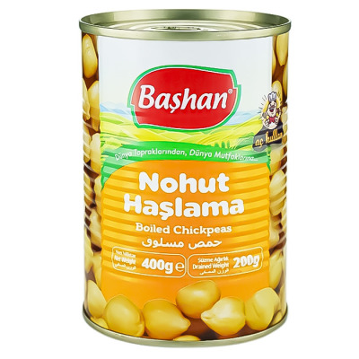Нут Basan вареный 400г (1658) - вид 1 миниатюра