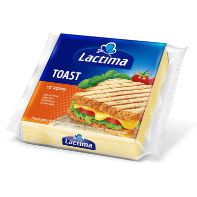 Сир Lactima Тост плавлений скибочки 36,2% 130г (1674) - вид 1 мініатюра