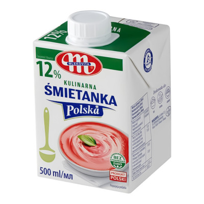 Крем-Сливки Mlekovita 12% UHT 500 мл (1677) - вид 1 миниатюра