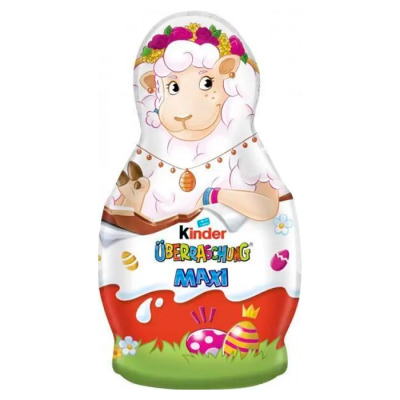 Шоколадная фигурка с игрушкой Kinder Maxi Pink 140г (1719) - вид 1 миниатюра